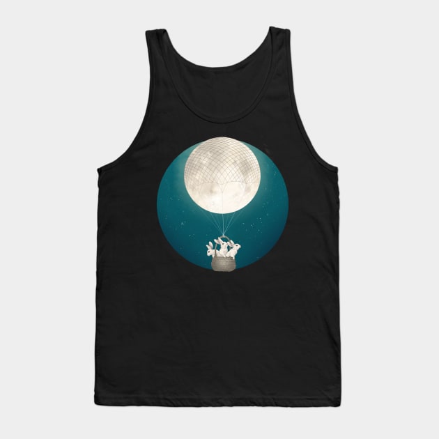 Moon Bunnies Tank Top by LauraGraves